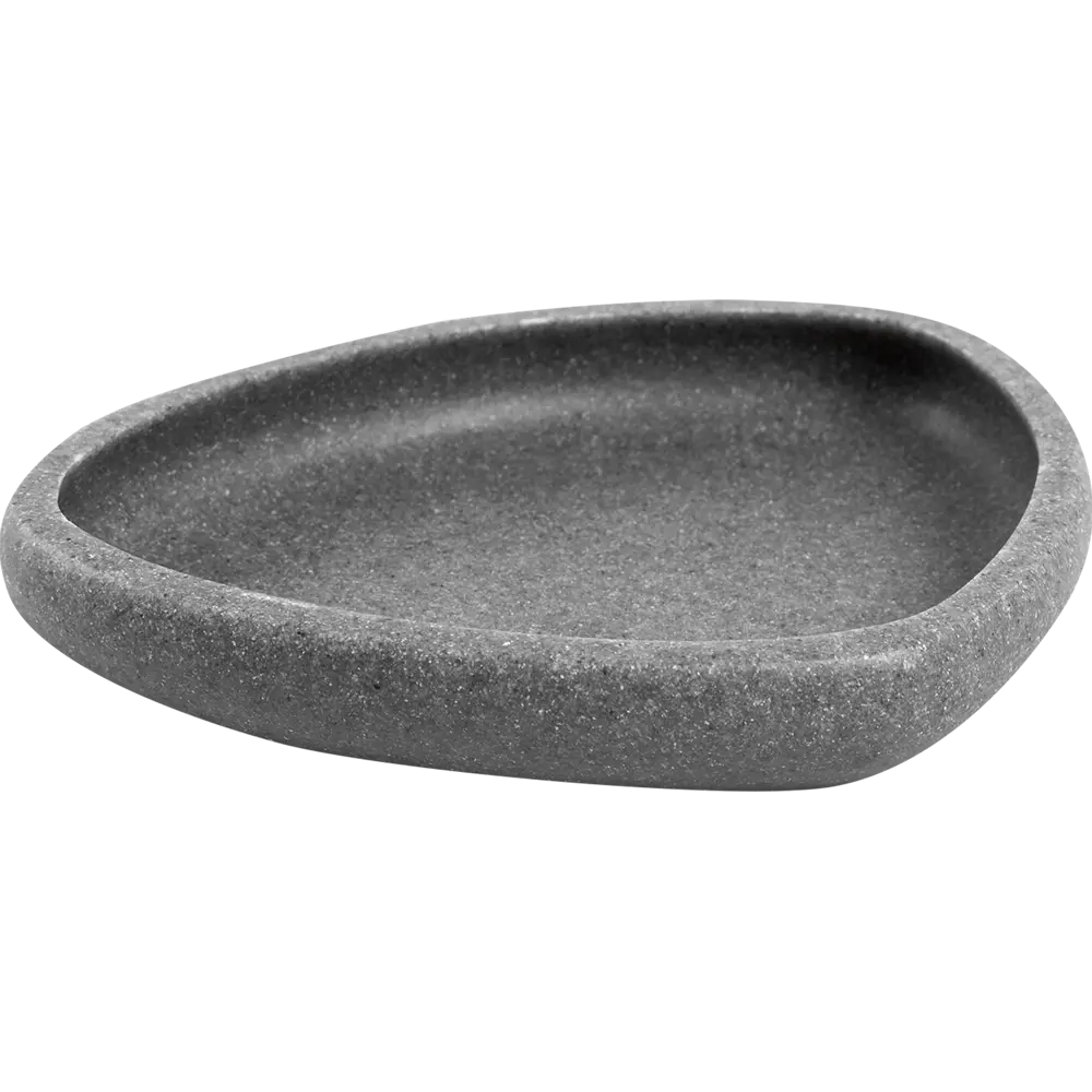 Мыльница Raindrops Чёрный камень полирезина Черный камень STLM-2082901