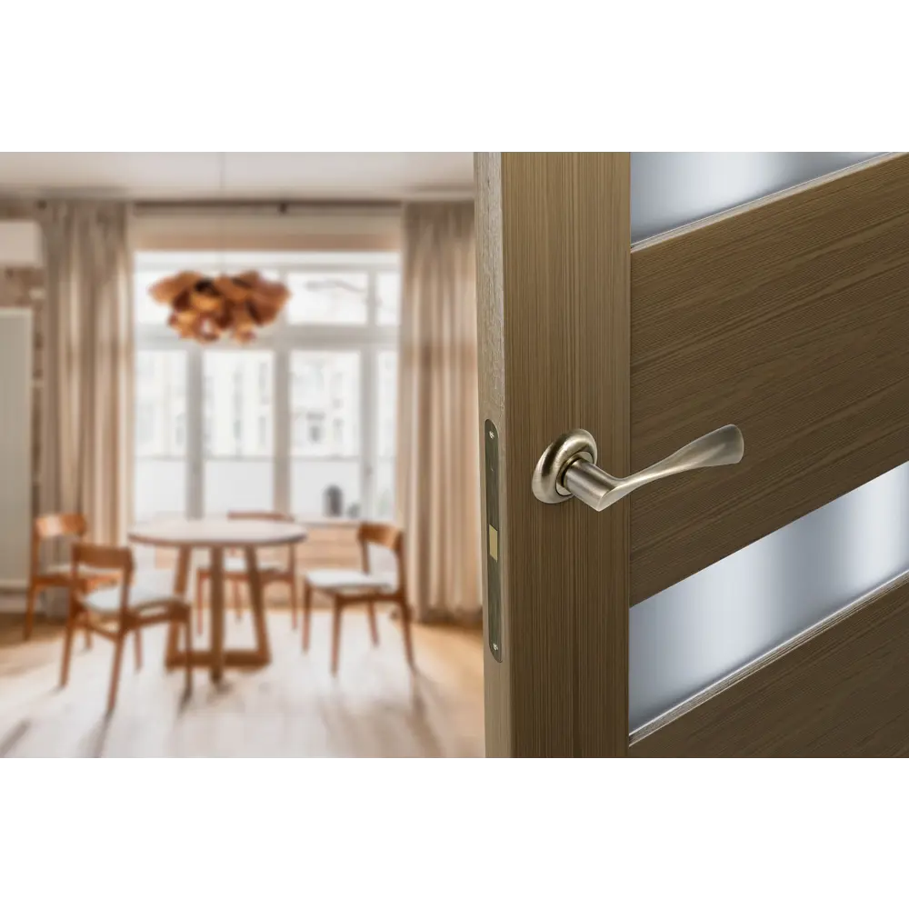 Дверная ручка EDSON EDS-14-Z01 бронзовая с эргономичным дизайном 82677948 STLM-0033858 - Вид №9