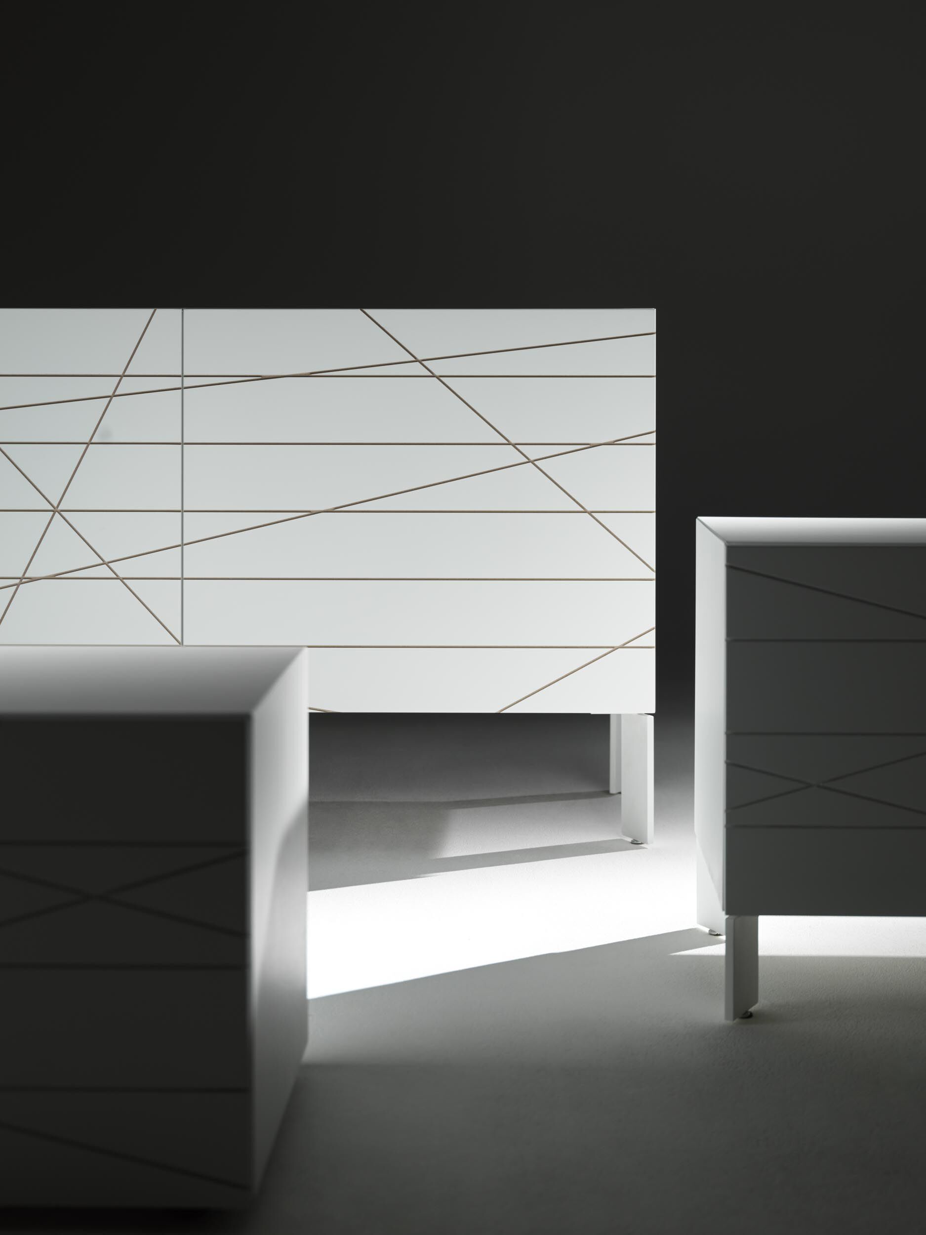 Прикроватная тумбочка из МДФ с ящиками ALBEDO Nazca B ARCH-00099341 - Вид №8