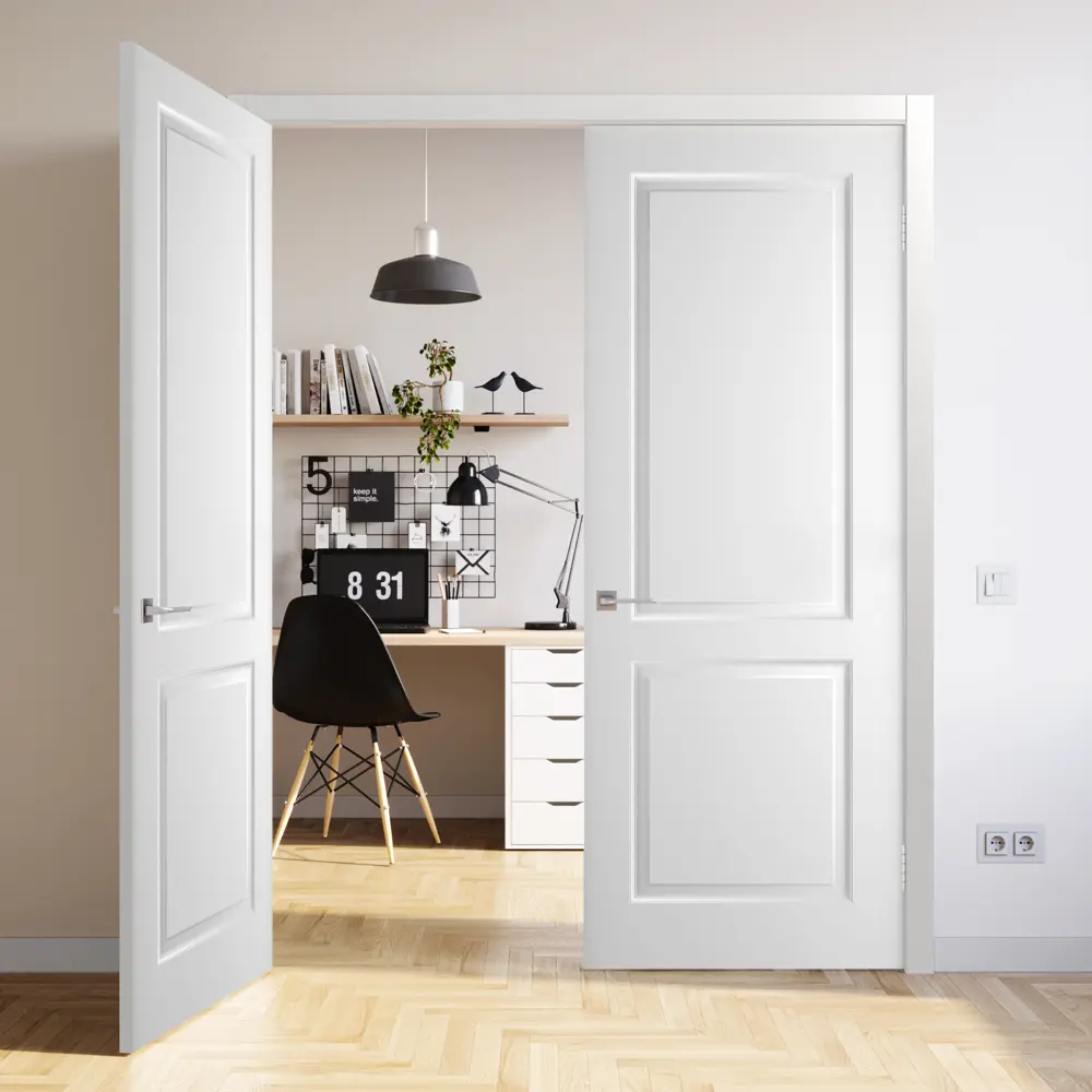 BELWOODDOORS Межкомнатная дверь «Австралия» белая с замком 81953988 STLM-0015148 - Вид №7