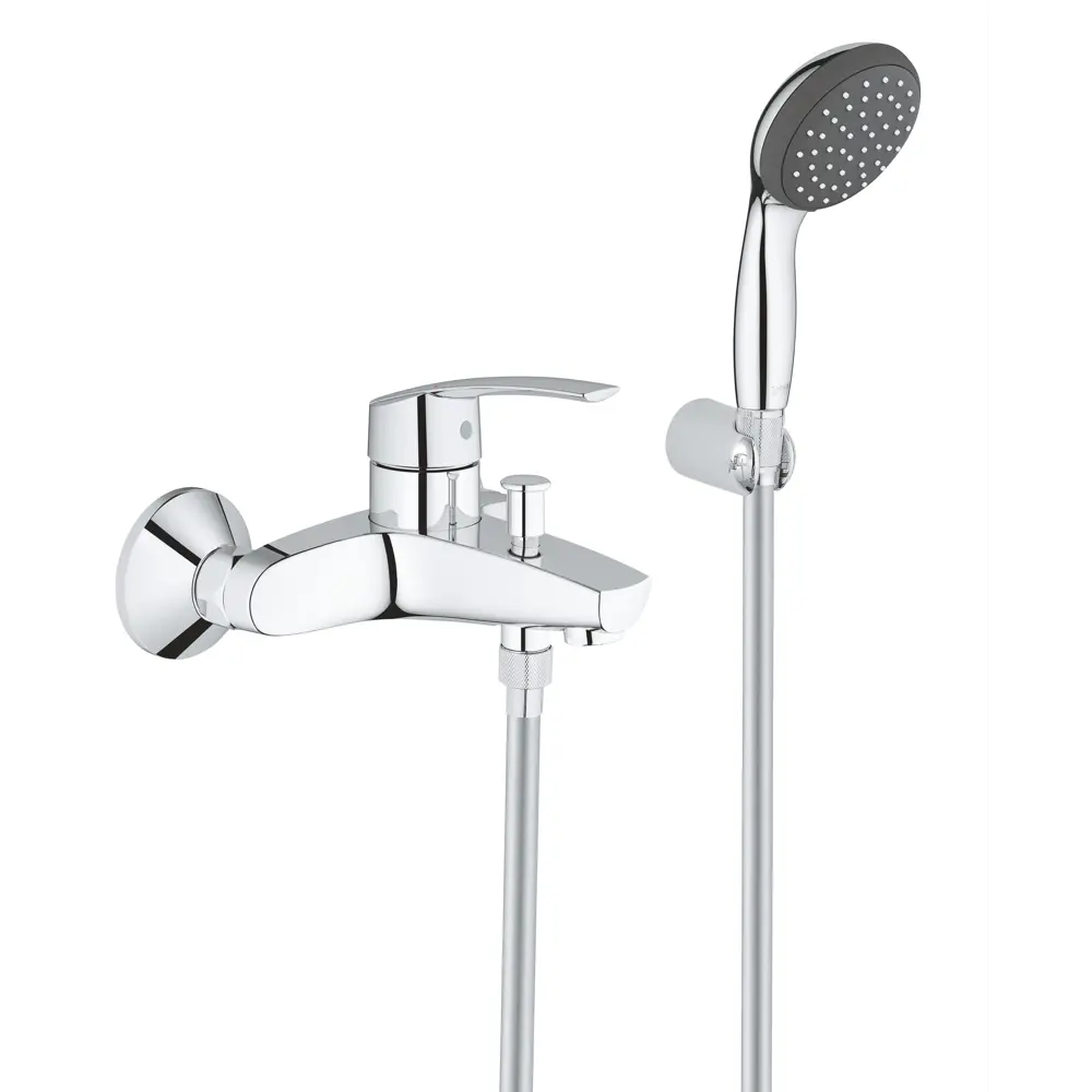 Смеситель для ванной «Start» однорычажный с душевым набором, цвет хром Grohe STLM-2108039
