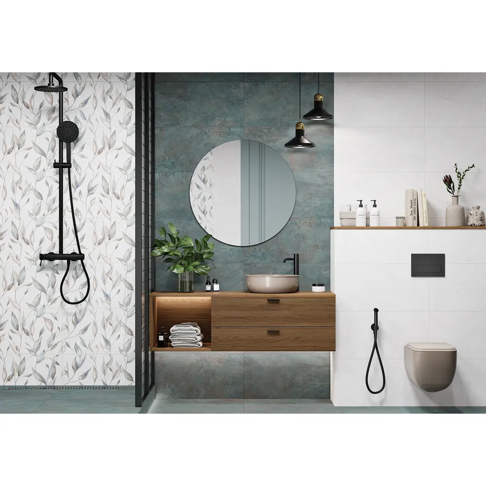 Настенная плитка Alma Ceramica Smeraldo 67 30x60 см 1.98 м² матовая цвет изумрудный STLM-2163803