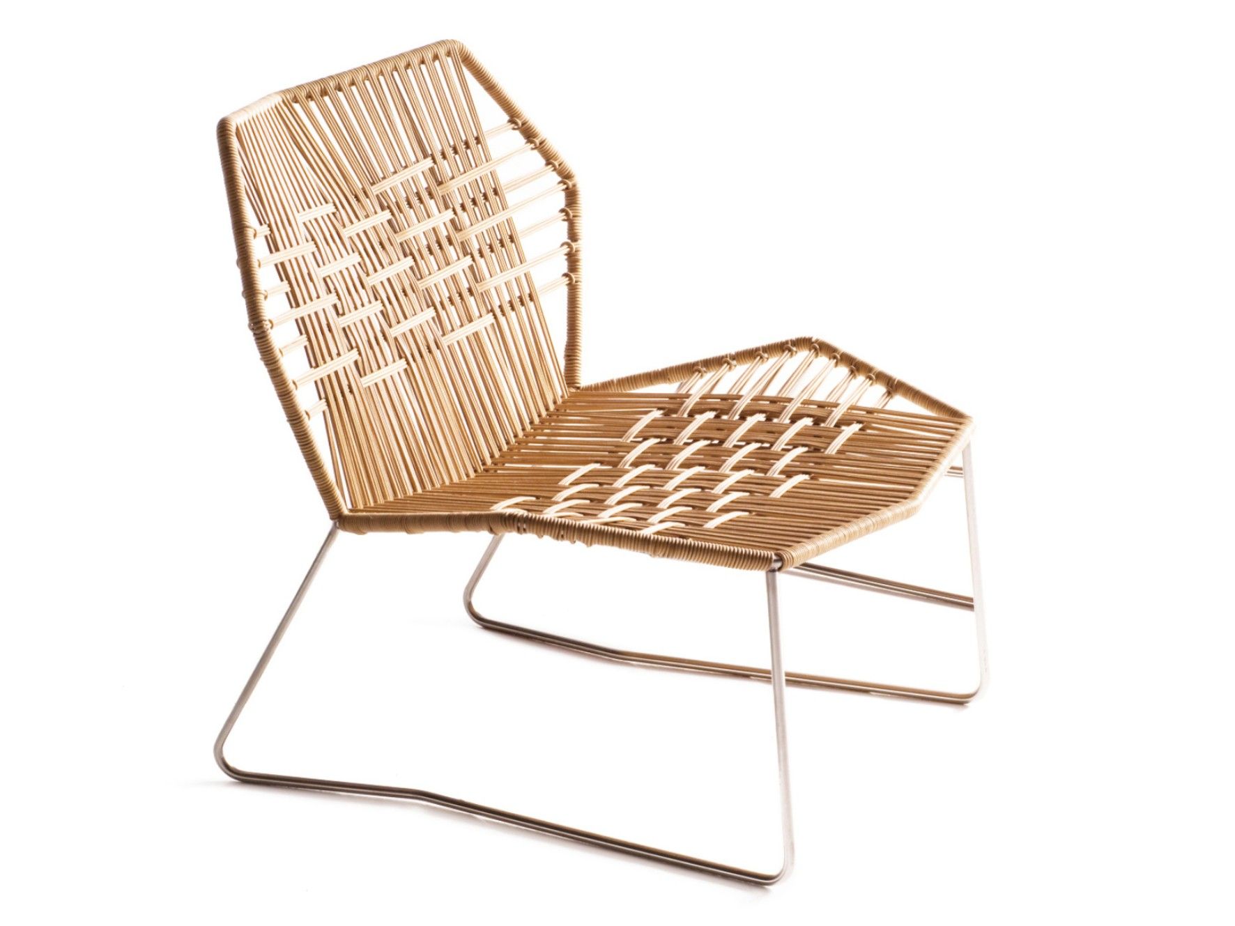 Кресло с плетением из инженерного пластика MOROSO Tropicalia ARCH-00149723