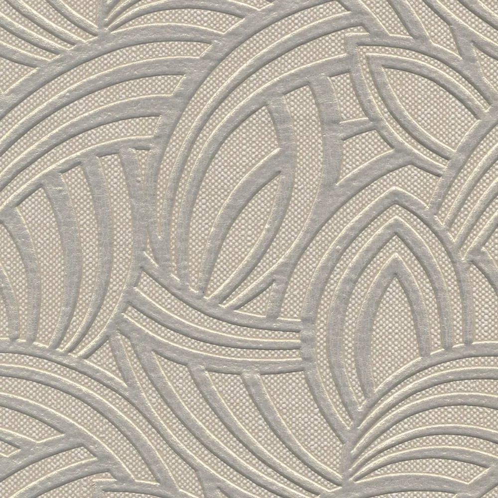 Обои флизелиновые Inspire Anna бежевые 1.06 м 968682 ANNA-WAVE STLM-2211506 - Вид №1