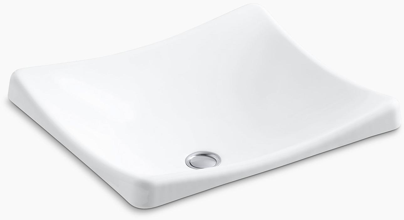 K-2833-DGB Накладная раковина на столешницу  прямоугольная Kohler  - Вид №1