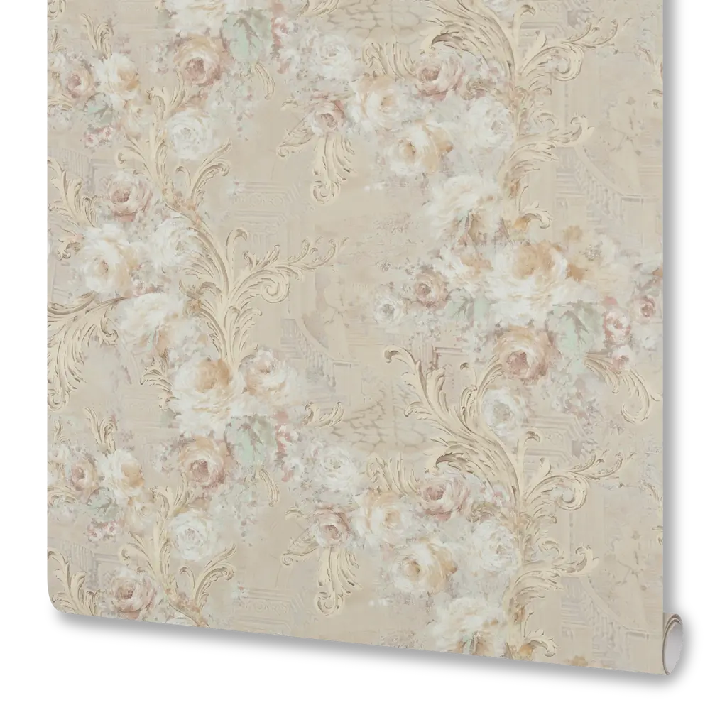 Обои флизелиновые Victoria Stenova Veronese коричневые 1.06 м 988382 STLM-2198262