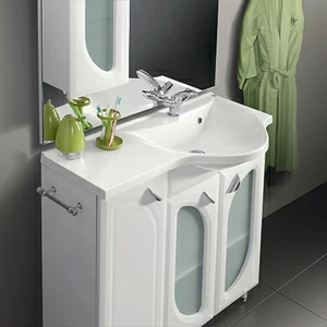 Комплект мебели для ванной Belux Лира 80 L