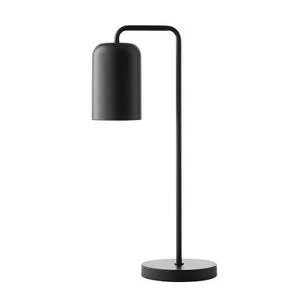 Лампа настольная Chill, 56хD10 см, черная матовая с черным шнуром