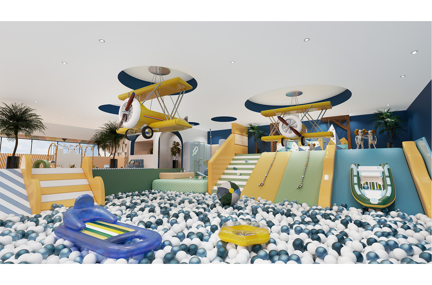 CIST768 Детская кровать самолет Самолет Sky B Circu  - Вид №11