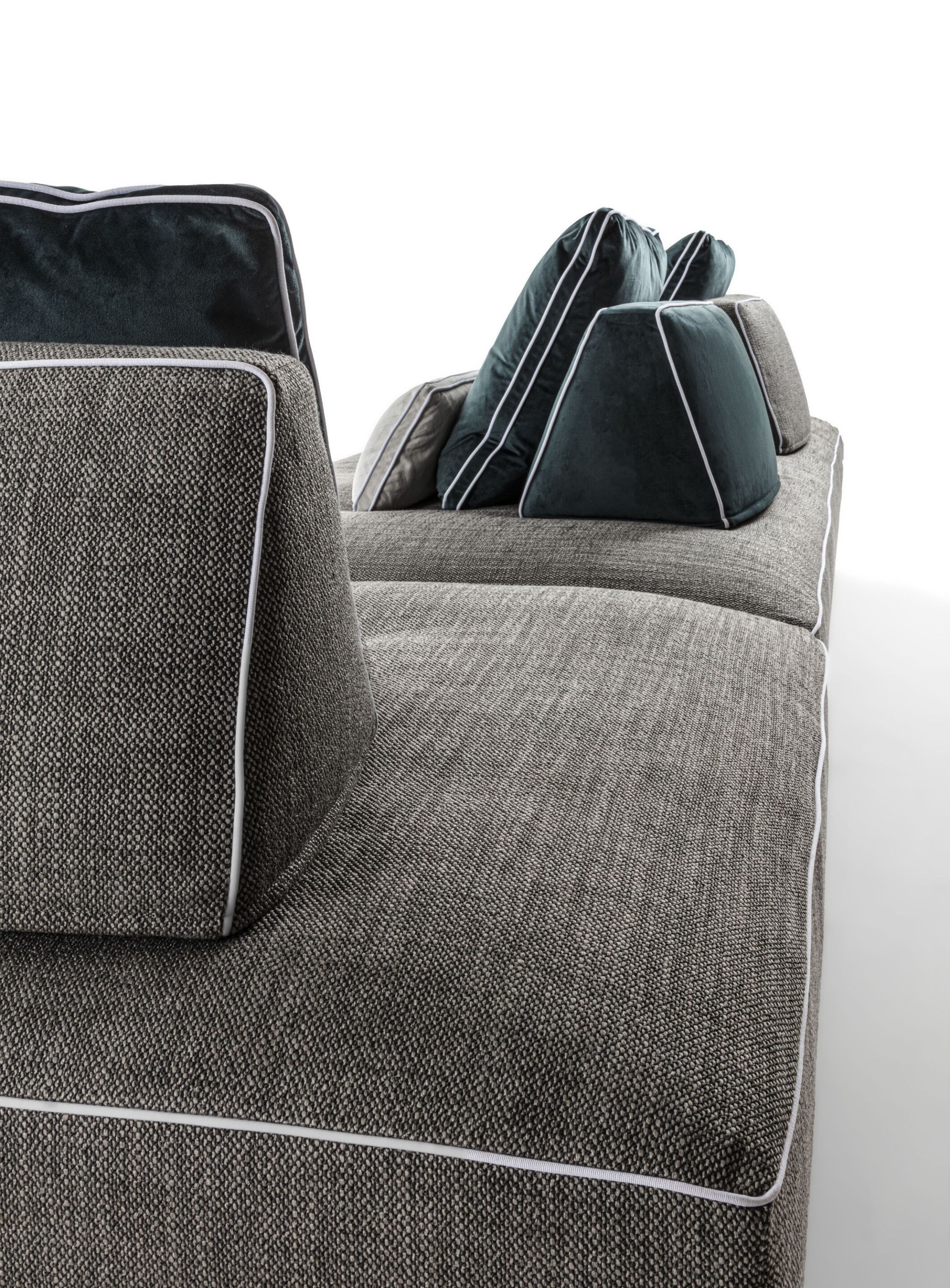 Тканевый угловой модульный съемный диван GRUPPO FOX день Фокса ARCH-00012069