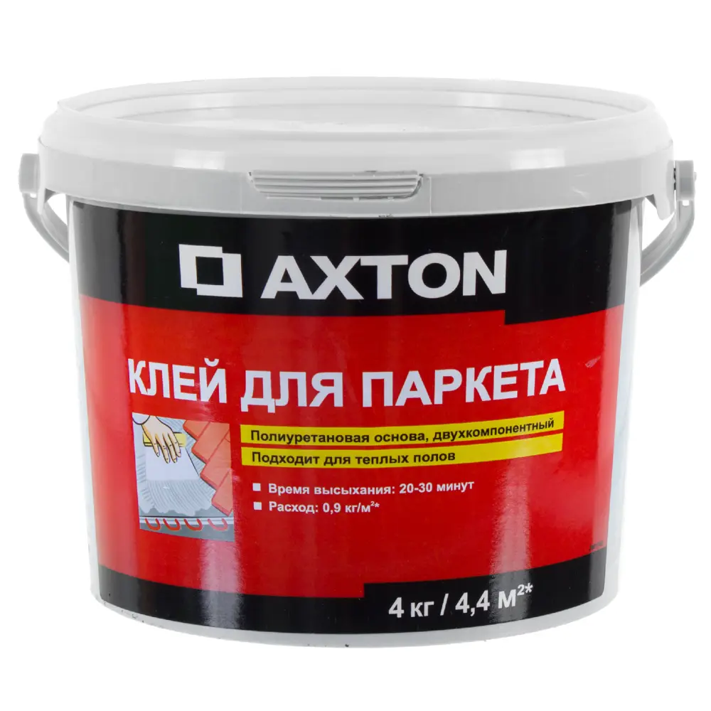 Клей для паркета Axton двухкомпонентный 4 кг STLM-2113499