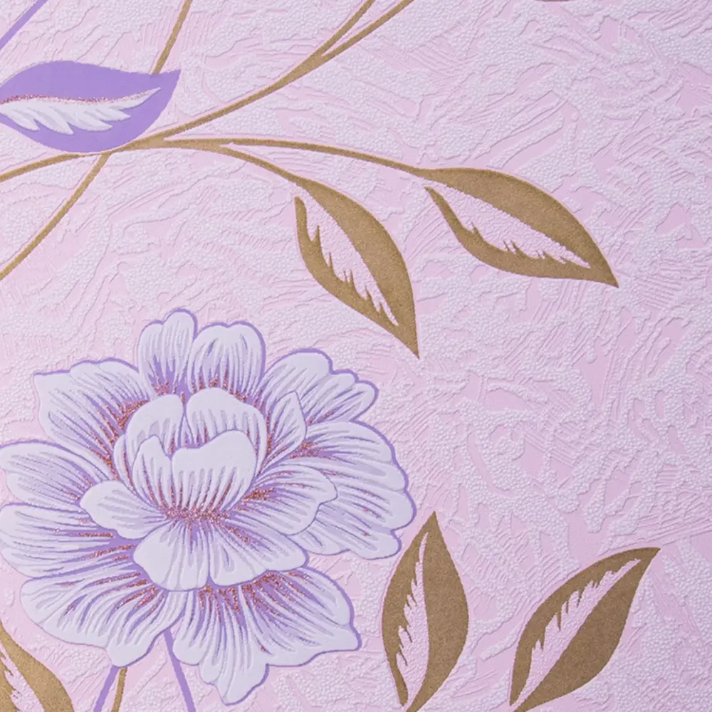 Обои виниловые Home Color Jardin фиолетовые 0.53 м 136-56 STLM-2018232 - Вид №1