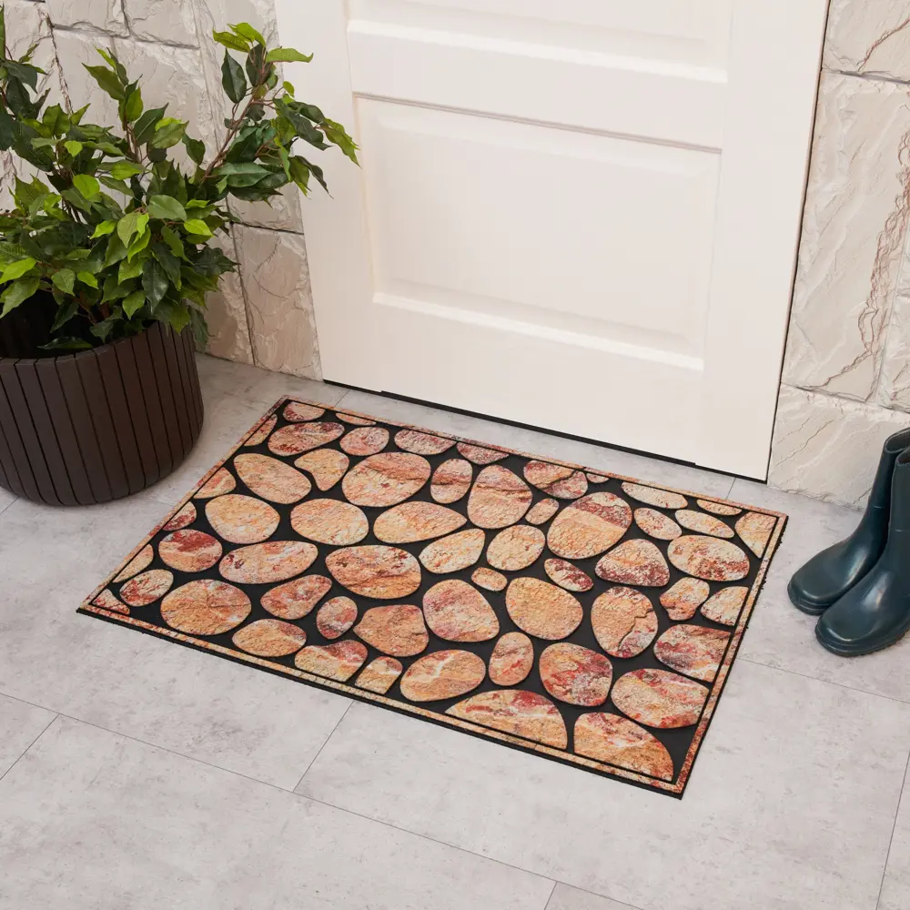 Коврик Inspire Berstodo Welcome D 58x90 см резина STLM-2165884