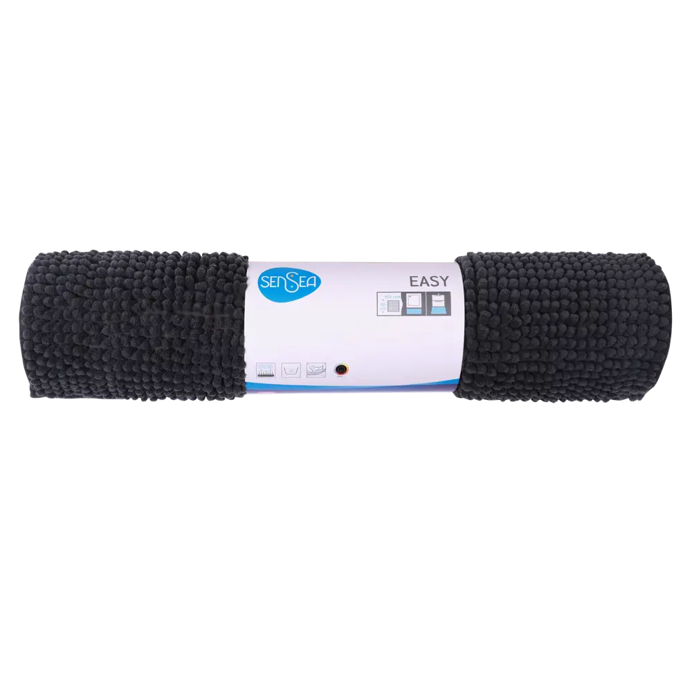 Коврик для ванной Sensea Easy 50x80 см цвет антрацит STLM-2145915 - Вид №7