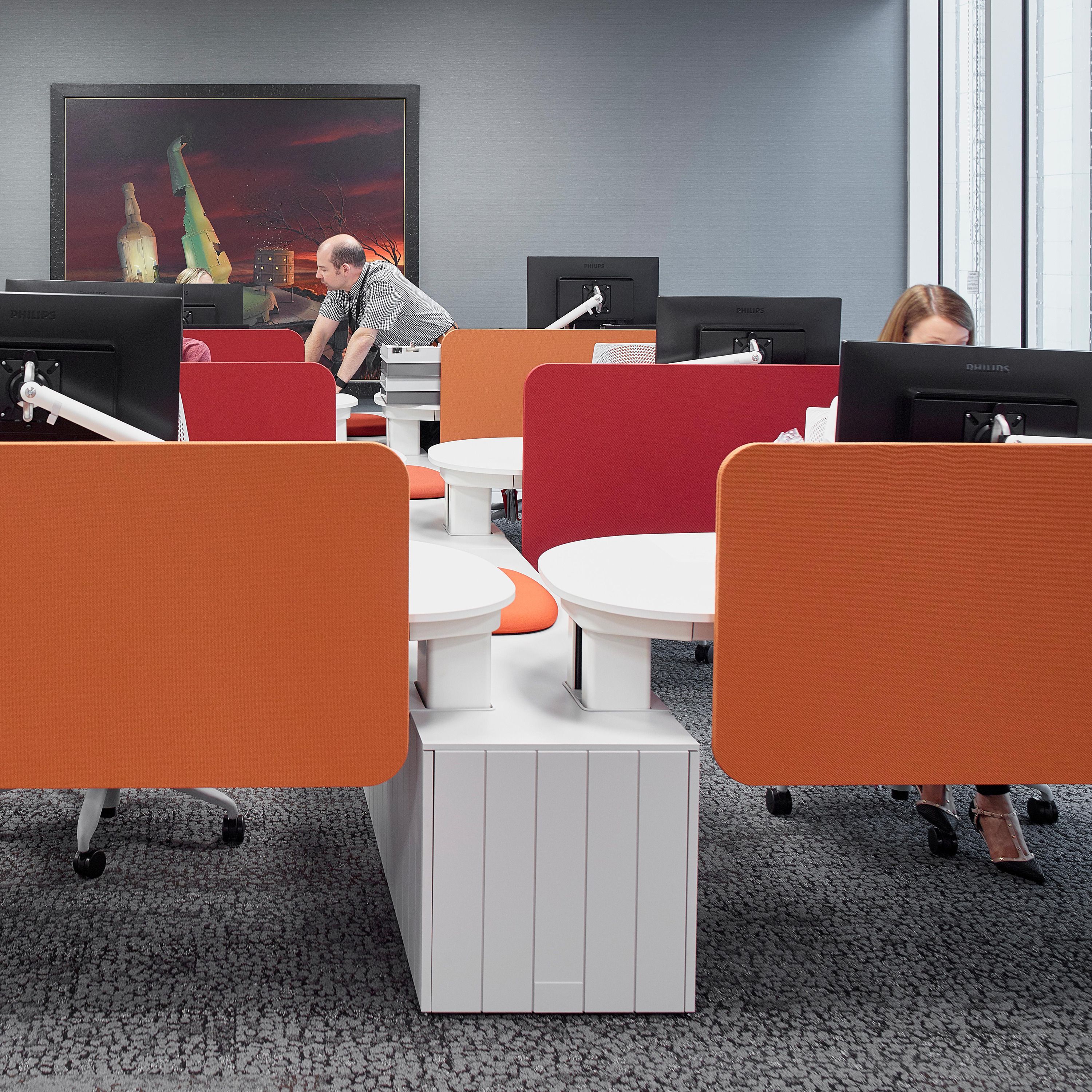 Секционный стол с регулируемой высотой и встроенной полкой Herman Miller местный ARCH-00031861 - Вид №11