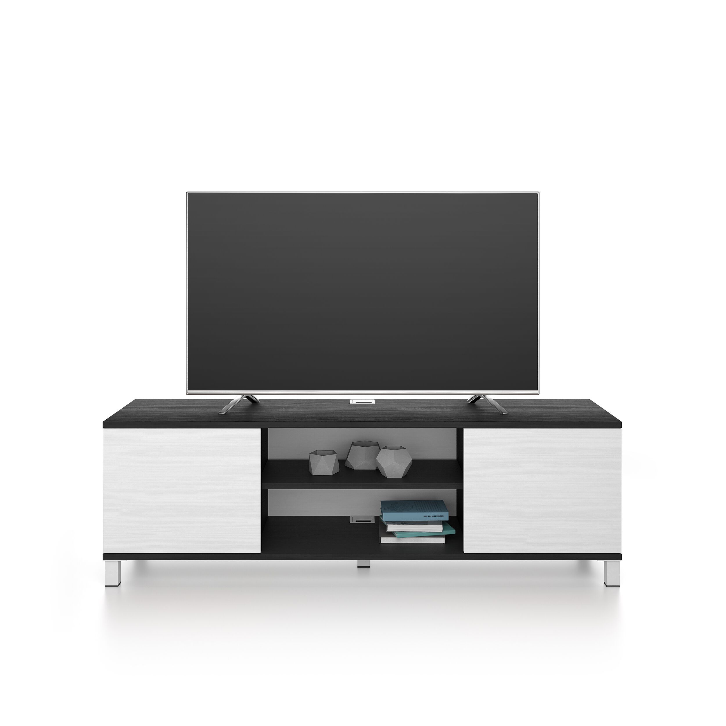 Мебель для телевизора из меламиновой ткани с системой кабельных втулок и распашными дверцами Mobili Fiver Rachele ARCH-00106865 - Вид №41