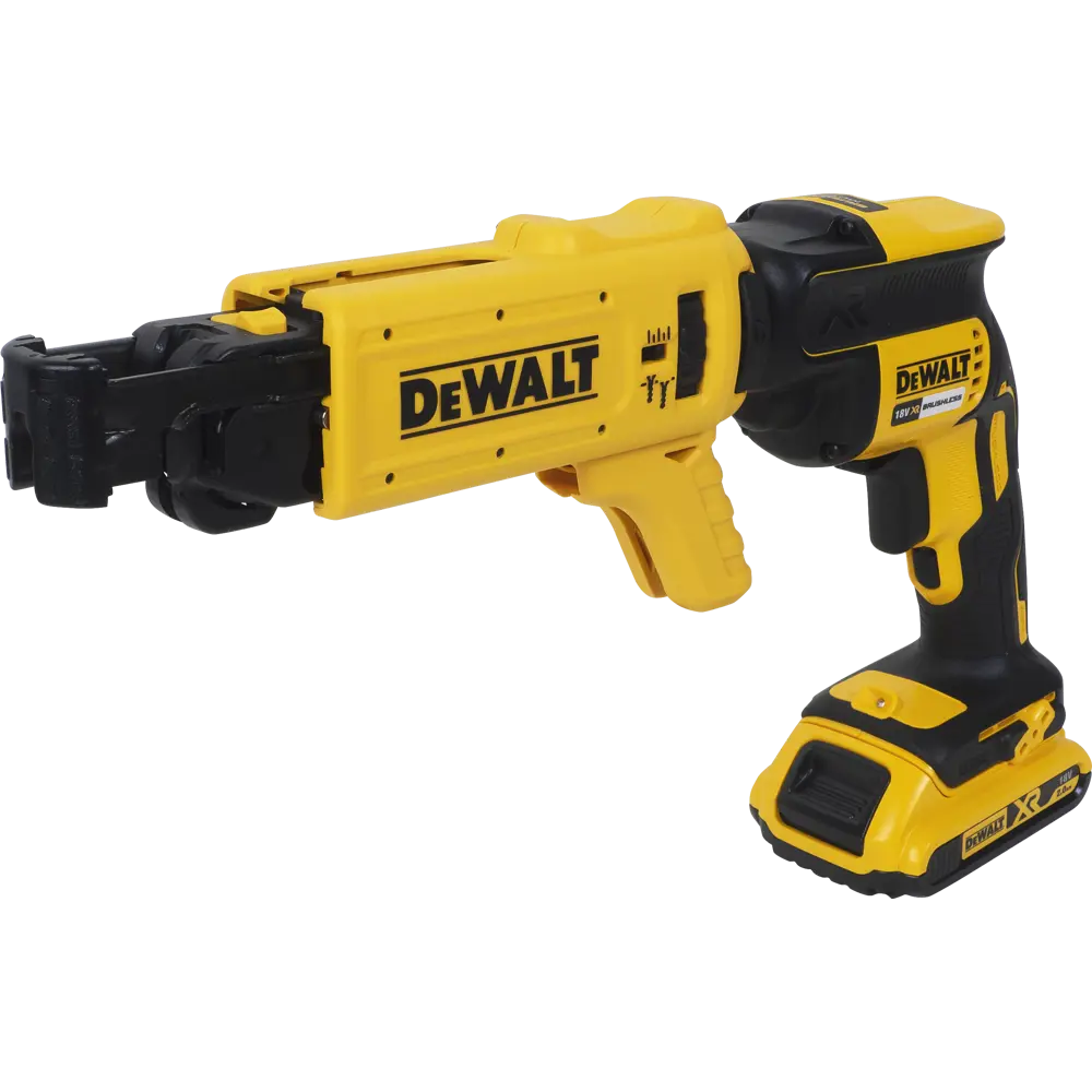 Шуруповерт бесщеточный аккумуляторный по гипсокартону DeWalt DCF620D2K-QW, 18 В Li-ion 2х2 Ач STLM-2172312