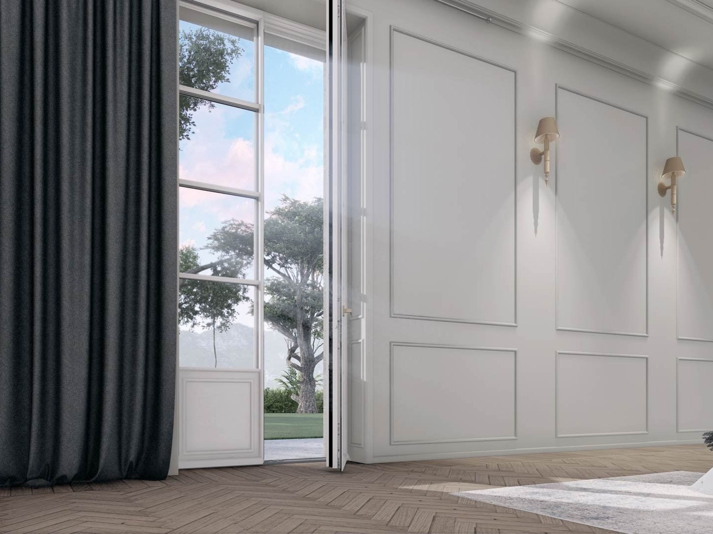 Деревянные распашные двери-окна Carminati Skyline System ARCH-00029595