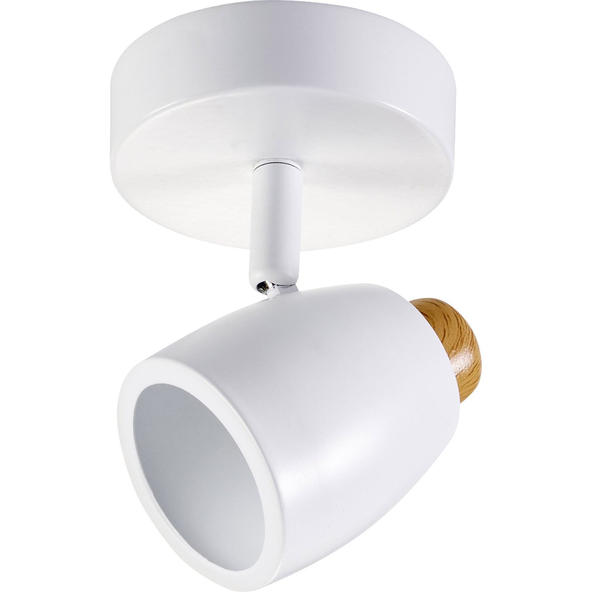 82124785 Спот поворотный Nordic 1 лампа 2.1 м² цвет белый STLM-0019649 INSPIRE