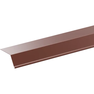Планка карнизная 65x100x2000 мм 0.4 мм RAL 8017 коричневый