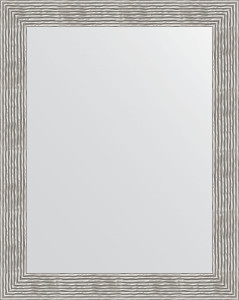 BY 3281 Зеркало в багетной раме - волна хром 90 mm EVOFORM Definite