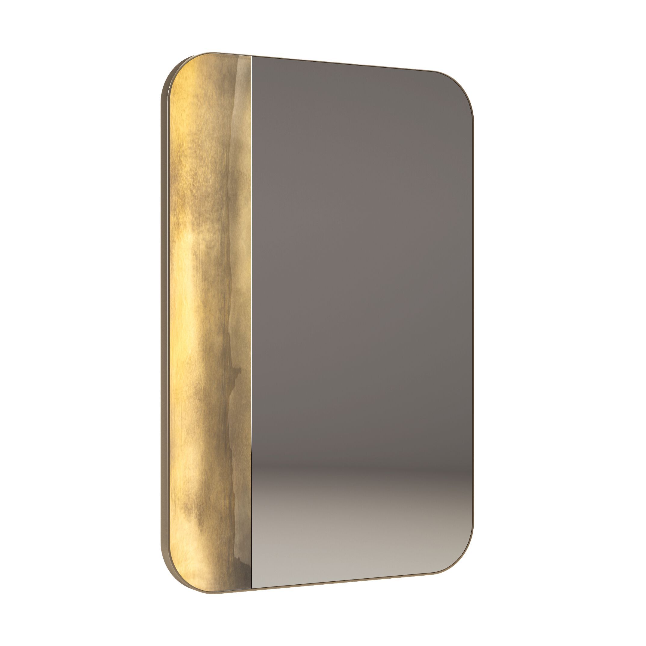 Настенное зеркало с деревянной рамой ARTE VENEZIANA итальянские пейзажи ARCH-00017212 - Вид №1