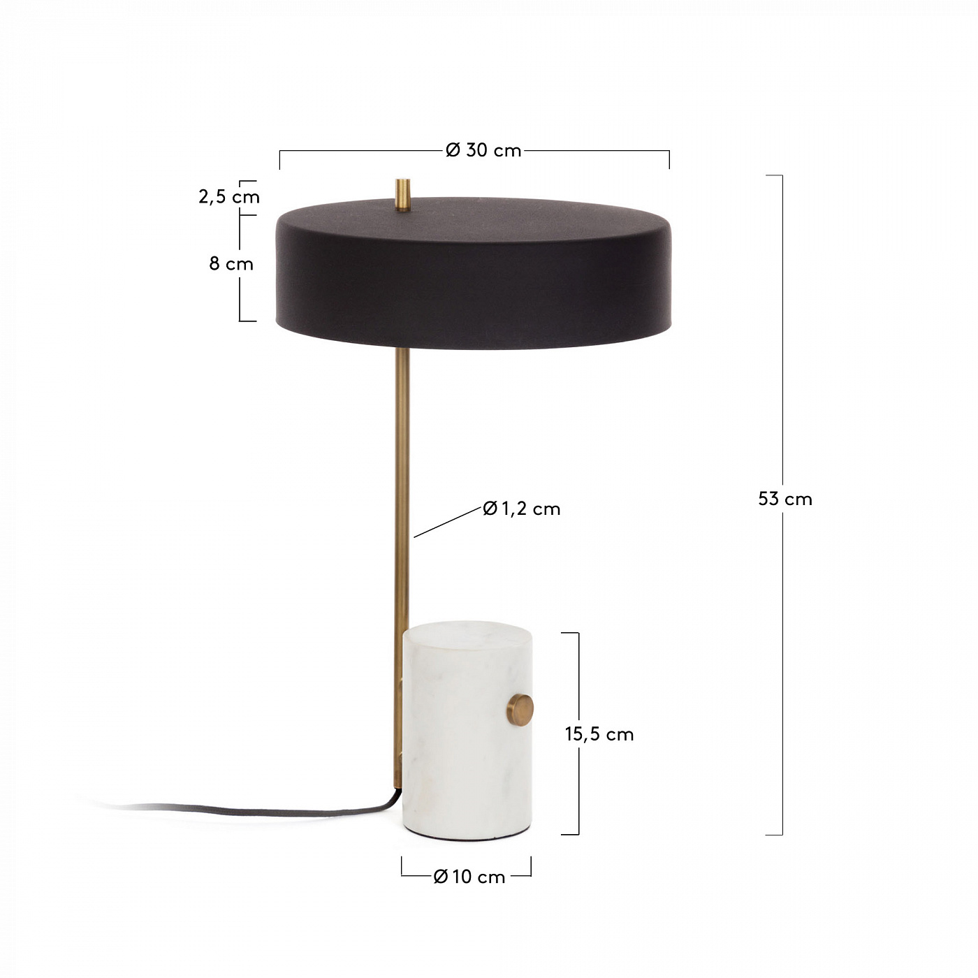 071473 Настольная лампа La Forma Phant 