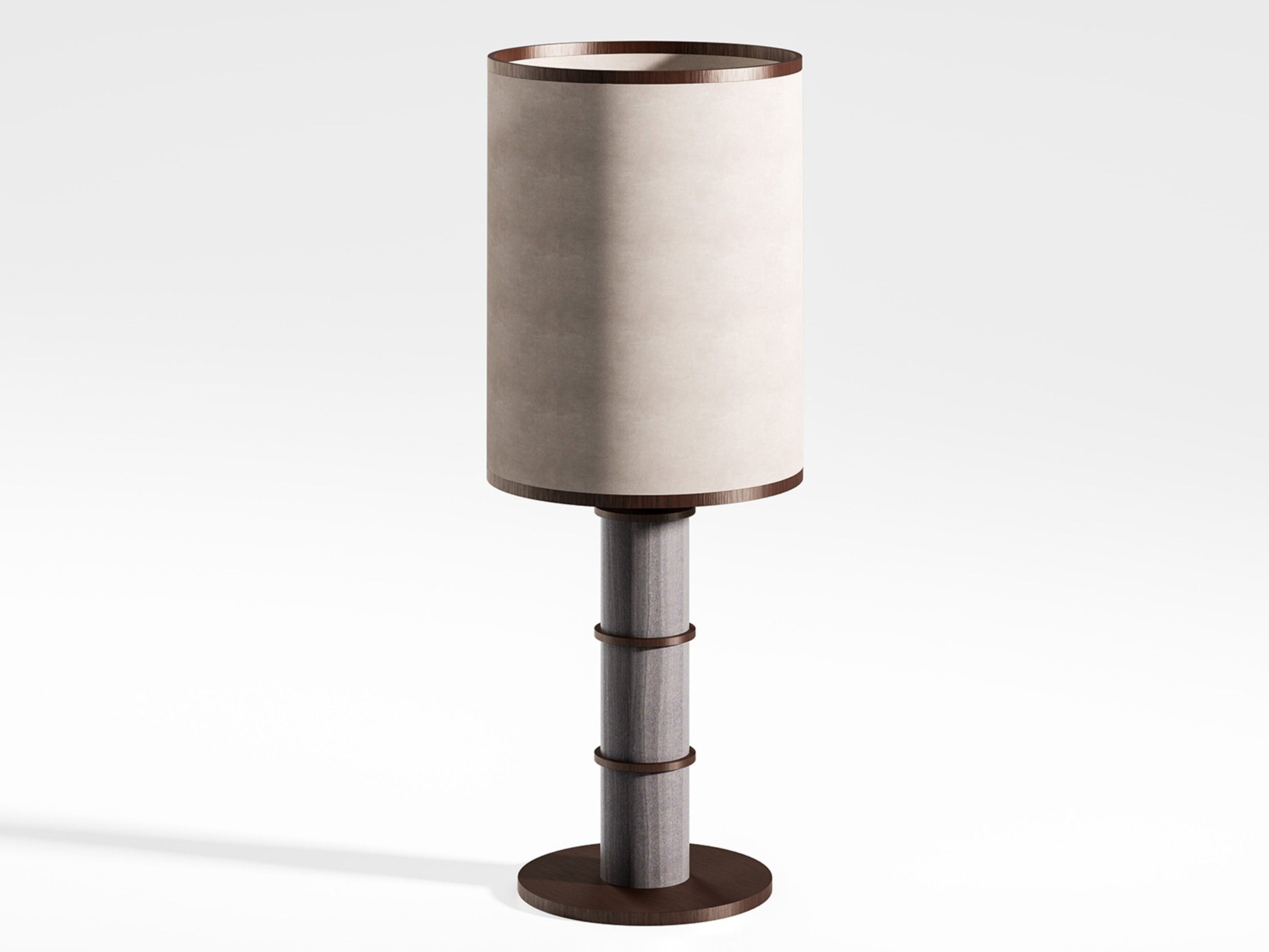 Деревянная прикроватная лампа CPRN HOMOOD Blue Moon ARCH-00064419