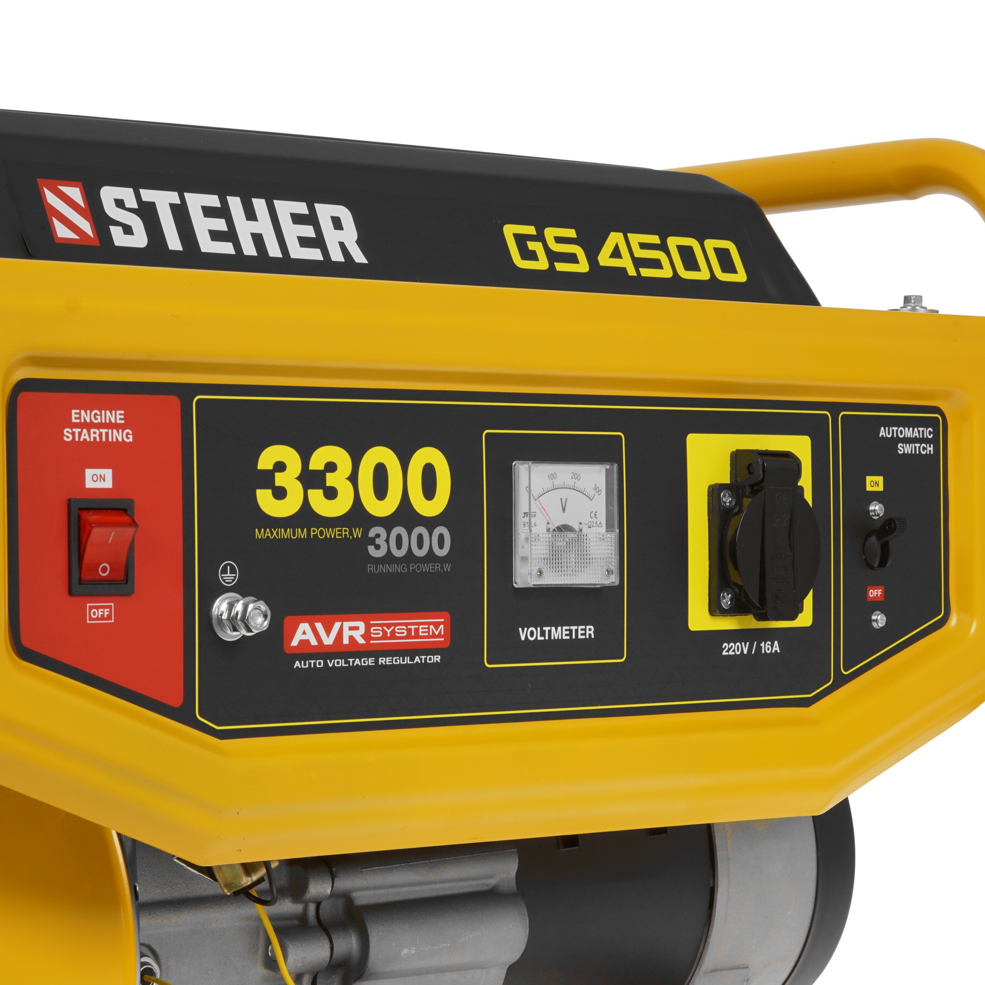 Электрогенератор   бензиновый STEHER GS-4500 5307949 STDN-0015968 - Вид №6