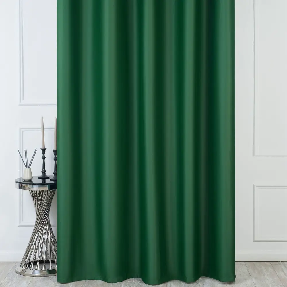 Комплект штор на ленте Кларис 140x280 см цвет зеленый 89355469 STLM-2175350 SANPA HOME 