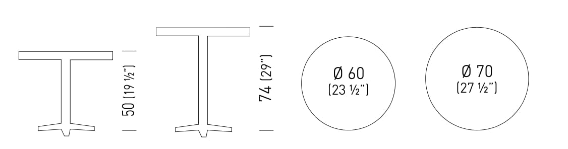 Круглый стол из керамогранита GABER ARKET PORCELAIN ROUND ARCH-00045369 - Вид №4
