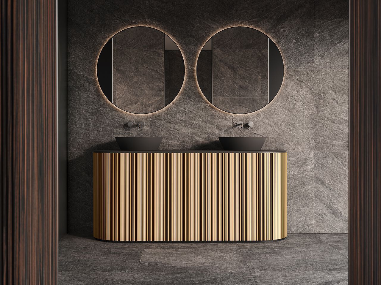 Облицовка / обшивка из предварительно сложенного дерева Corà PLISSÈ ARCH-00049848 - Вид №6