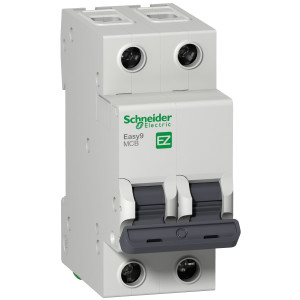 EZ9F34263 Автоматический выключатель 2P 63А (C) 4.5кА Schneider Electric Easy9