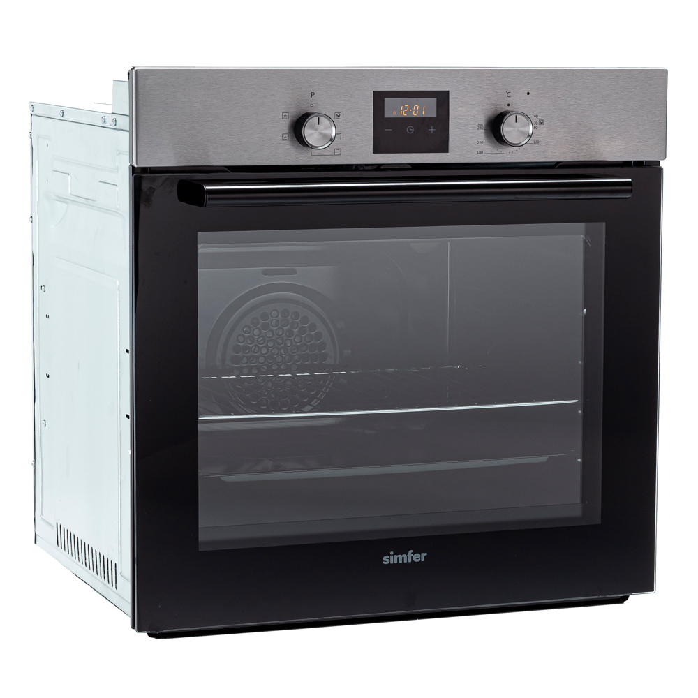 9125100 Электрический духовой шкаф Simfer B6EM56014 серебристый STDN-0006313 - Вид №1