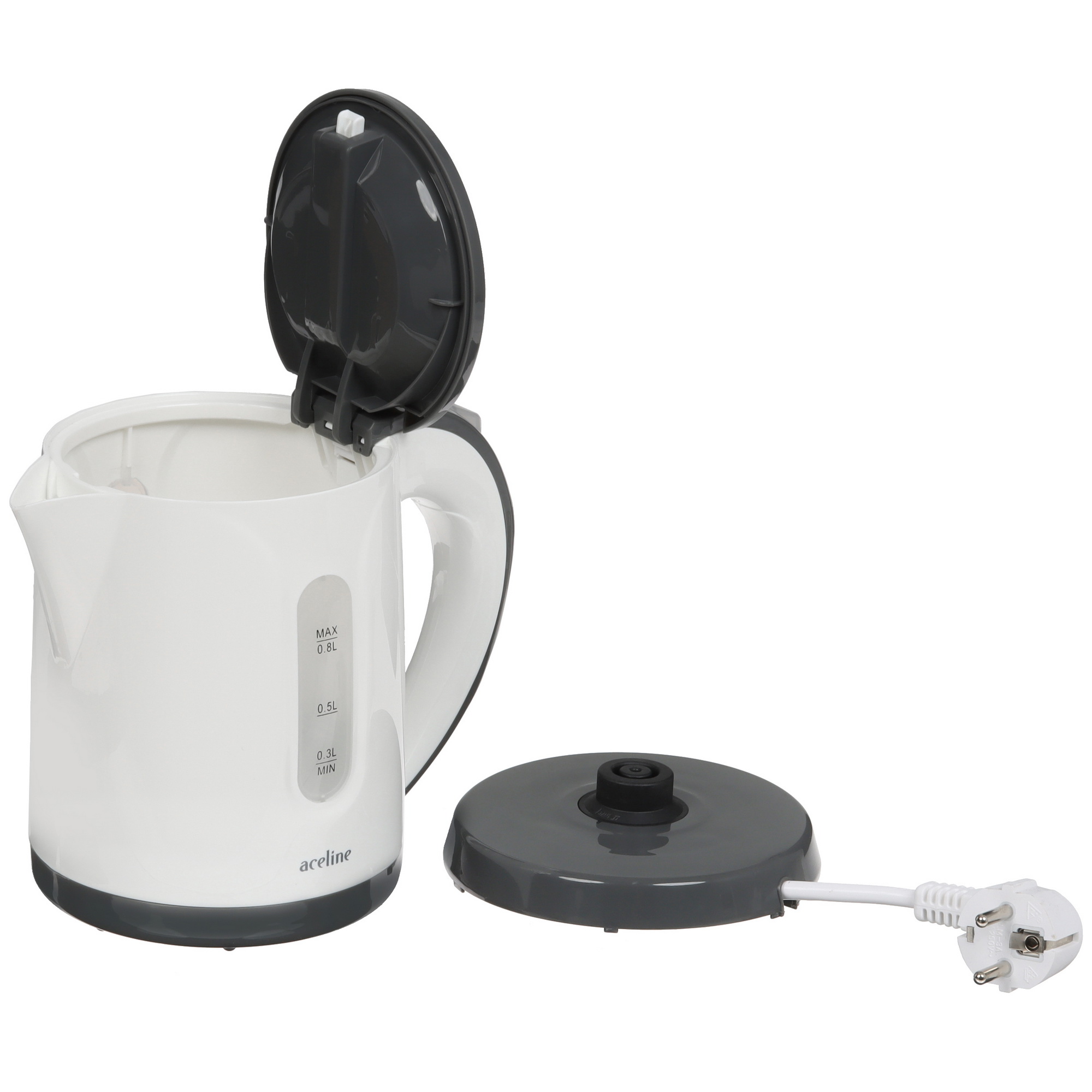 9070760 Электрочайник Aceline EK-P900W белый STDN-0085324 - Вид №4