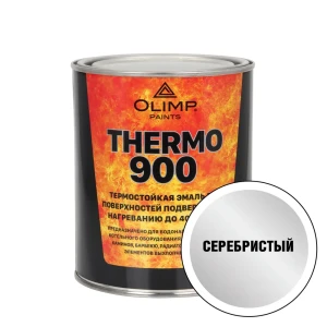 Эмаль термостойкая ОЛИМП цвет серебристый 0.8 л