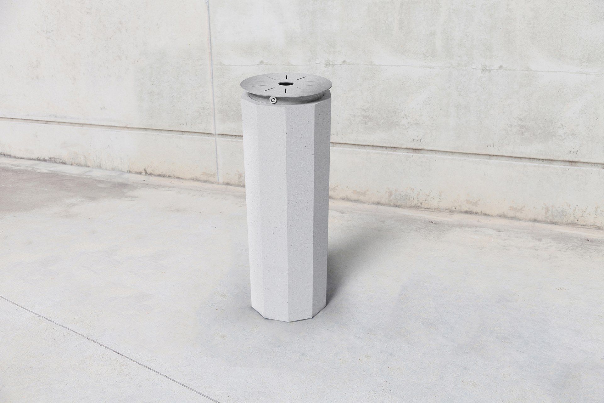Пепельница для общественных пространств из армированного волокном бетона SIT Wuud ARCH-00119592 - Вид №3