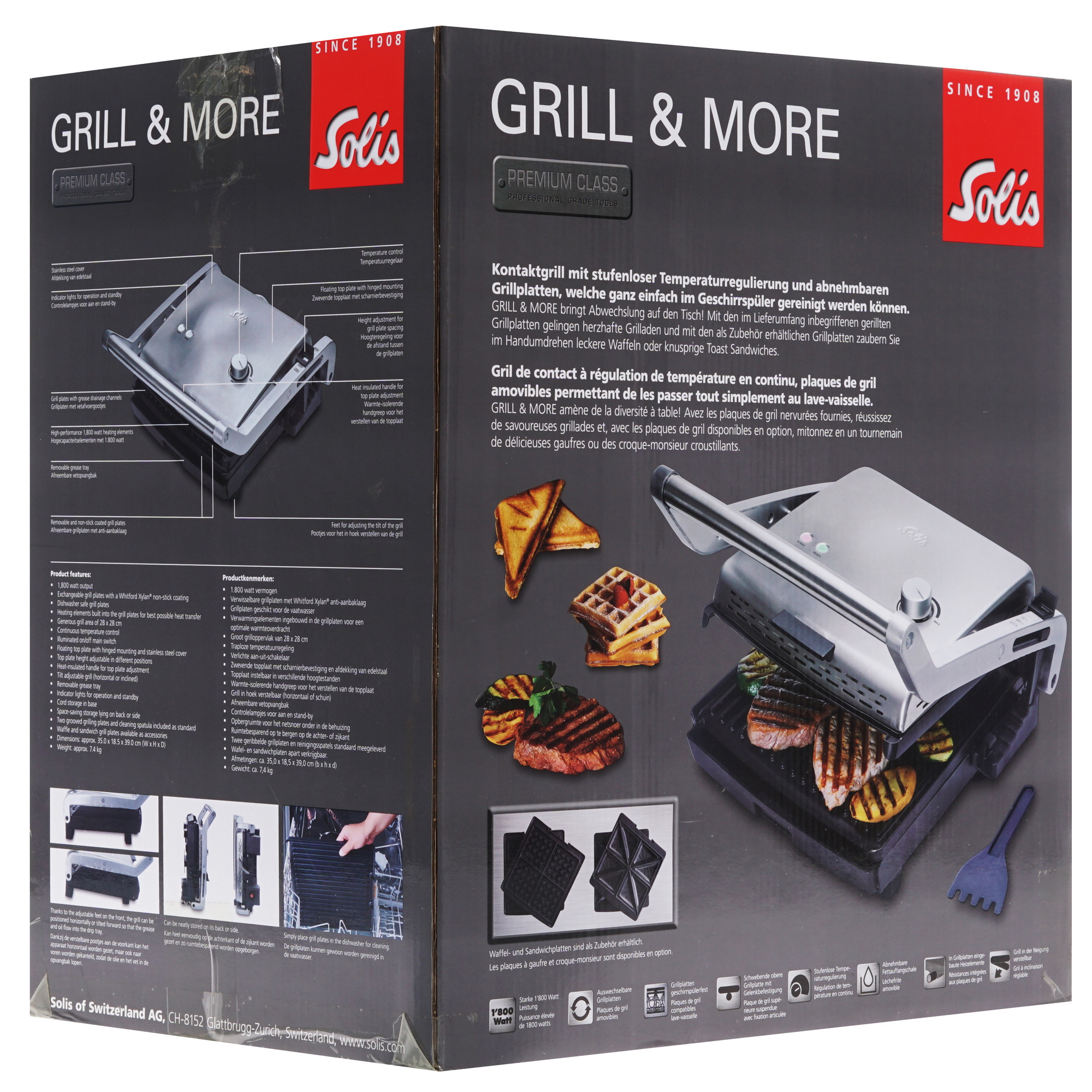 8157259 Гриль Solis Grill & More серебристый STDN-0138423 - Вид №7