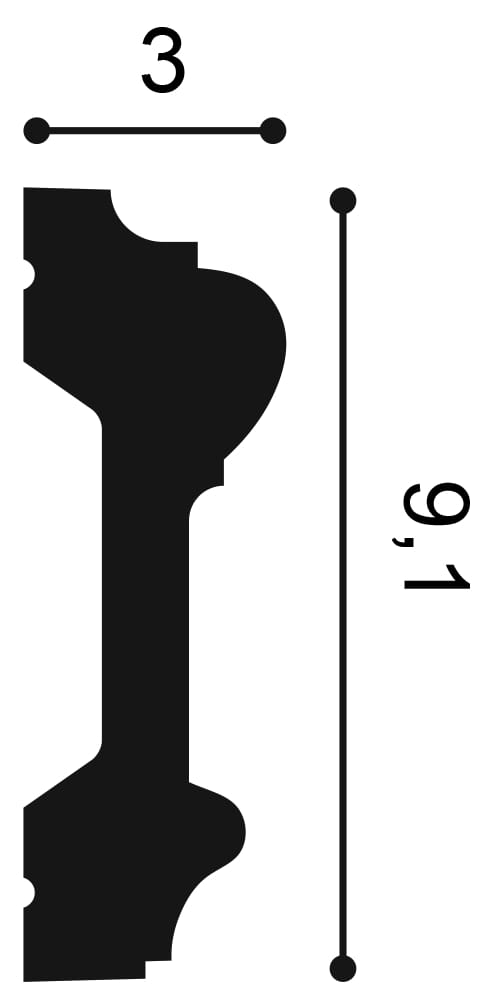 Планка Orac P9010 ARCH-00128164 - Вид №2