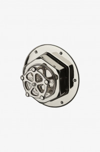 RGTH02 Облицовка термостатического регулирующего клапана регулятора с металлической ручкой колеса Waterworks