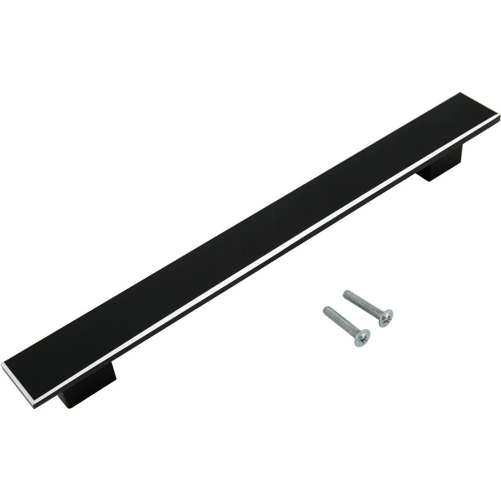 Мебельная ручка-скоба S-4130 192 мм матовый черный KERRON STLM-2076661 - Вид №3