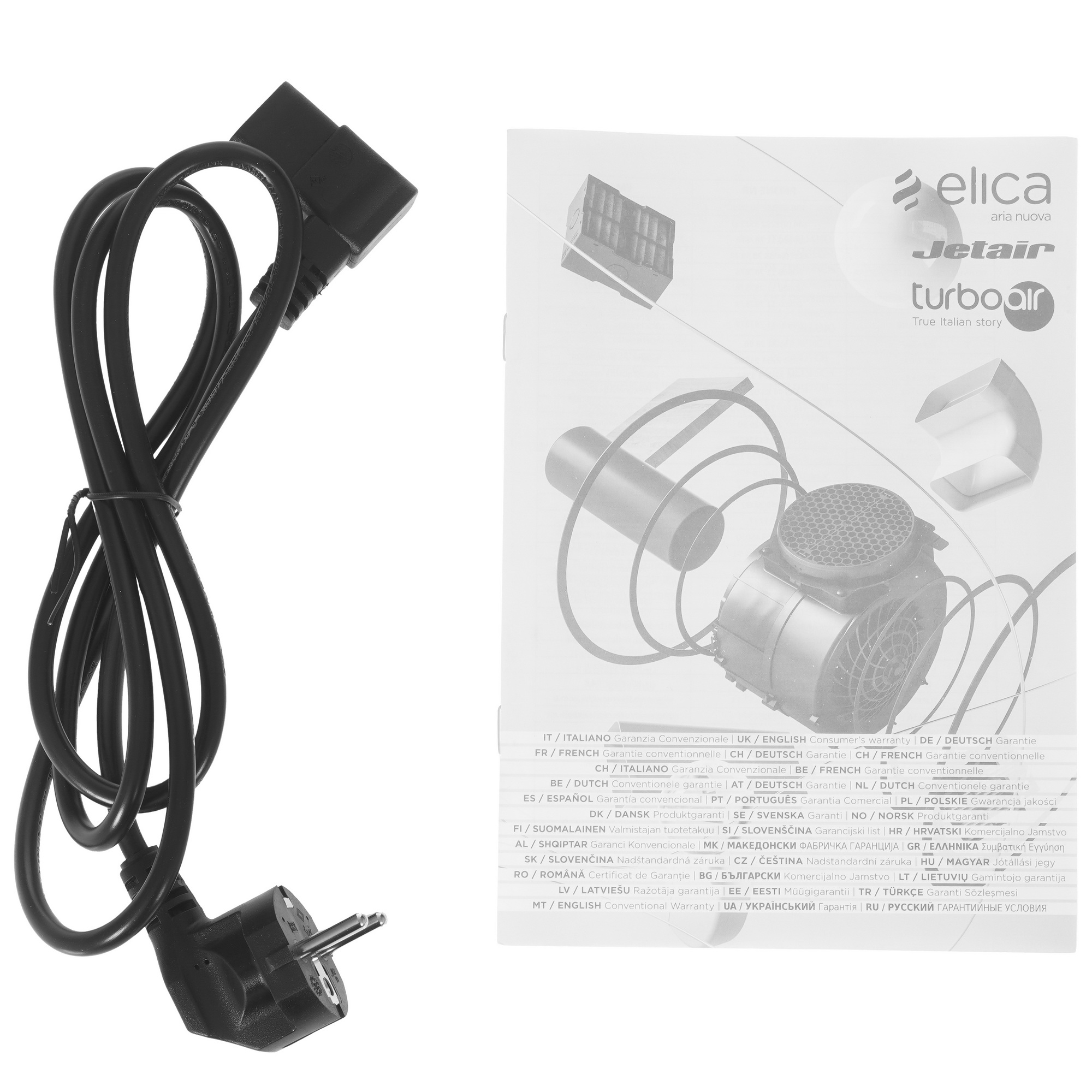 1106502 Вытяжка телескопическая Jetair BETTA 60/GR/BK GL серый/черный STDN-0015086 - Вид №10