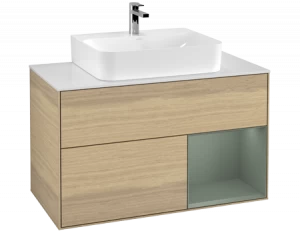 Villeroy&Boch Тумба под раковину Прямоугольная версия F121GMPC Finion Oak Veneer