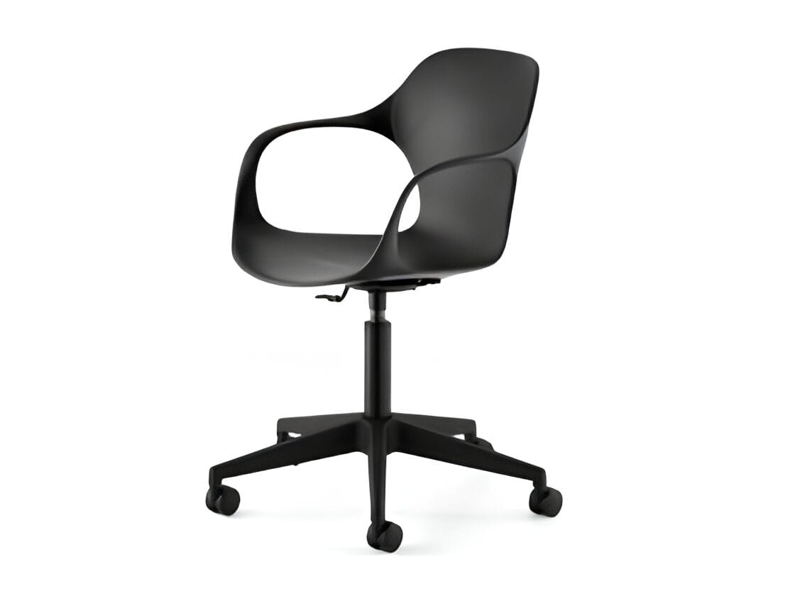 Регулируемое по высоте вращающееся кресло из полипропилена с колесами Connubia OPS! ARCH-00152118