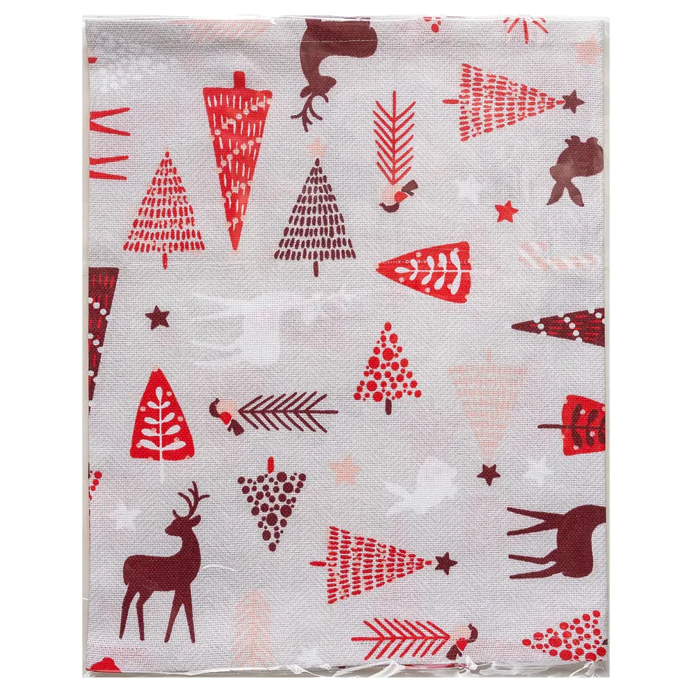 Салфетка сервировочная Скандинавия 40x30 см серо-красная Altali STLM-2009515 - Вид №6