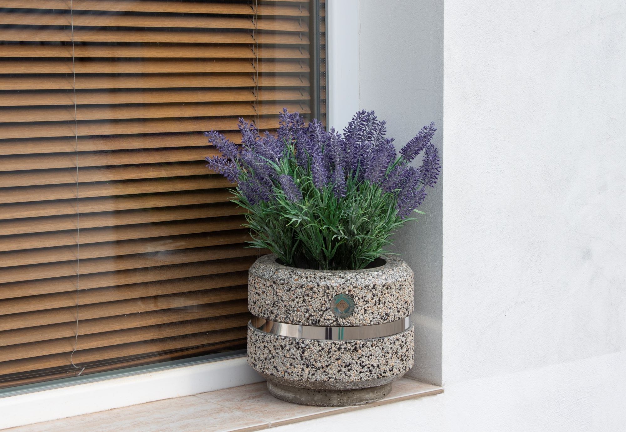 Бетонный круглый низкий плантатор ENCHO ENCHEV - ETE 19/23 ARCH-00048483 - Вид №9