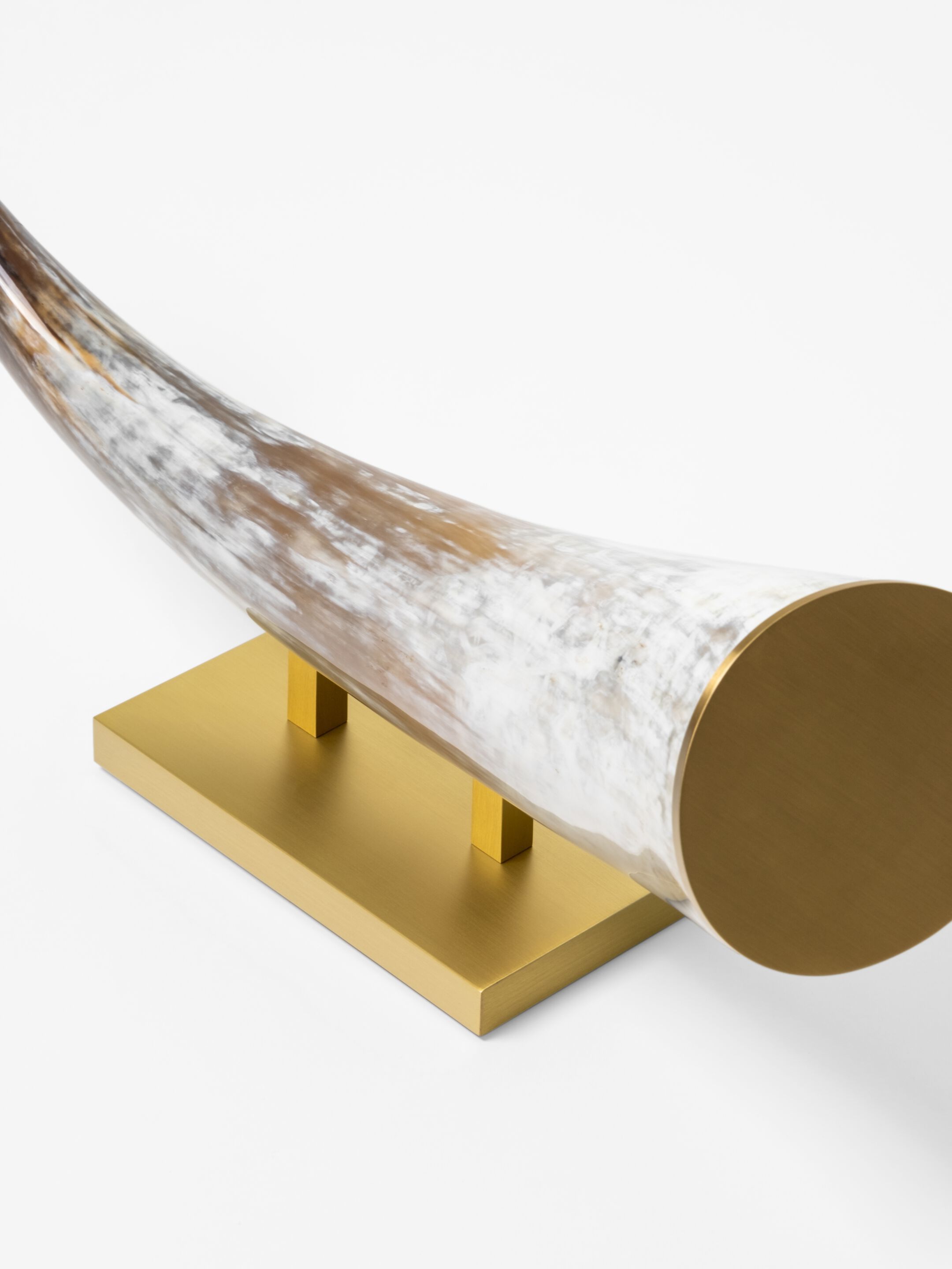 Скульптура из рога и латуни Zanchi 1952 ZHID06BBOS ARCH-00126926