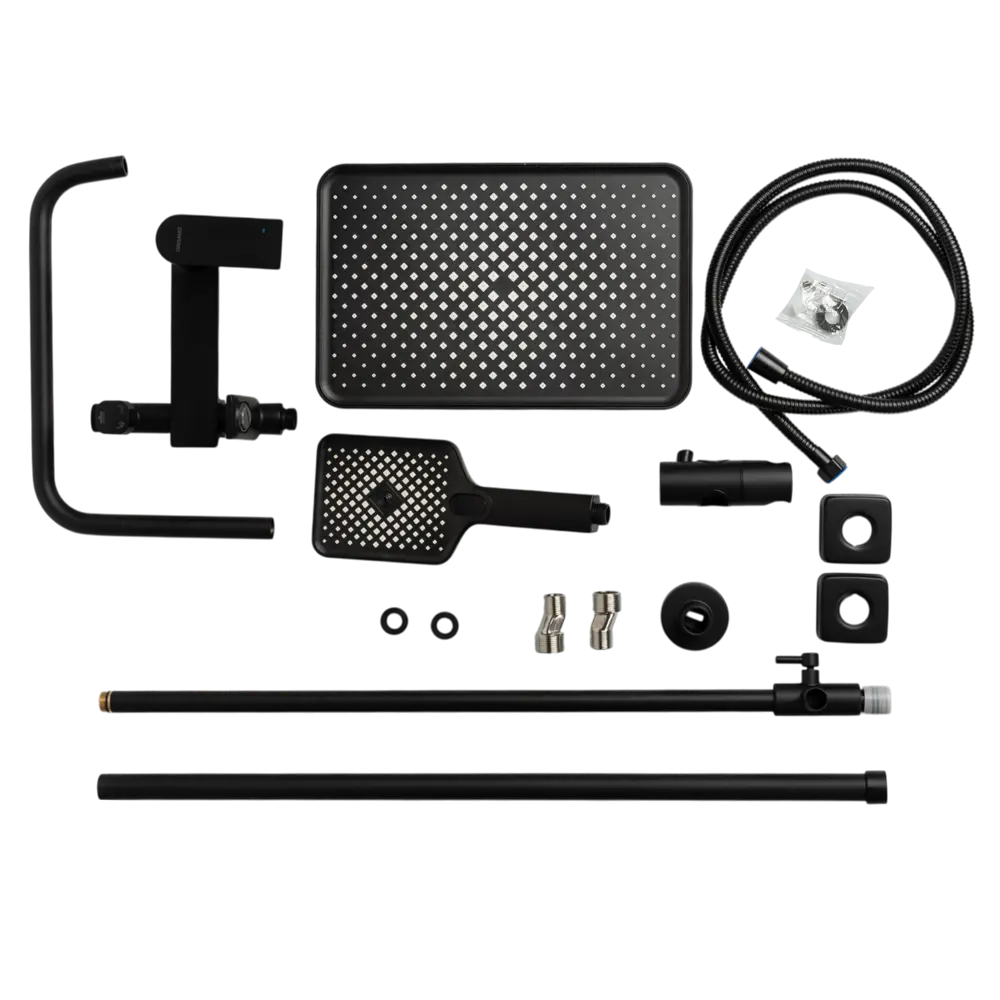 Душевая система Osgard Endi с тремя режимами и черным матовым покрытием 89392845 STLM-1576212 - Вид №6