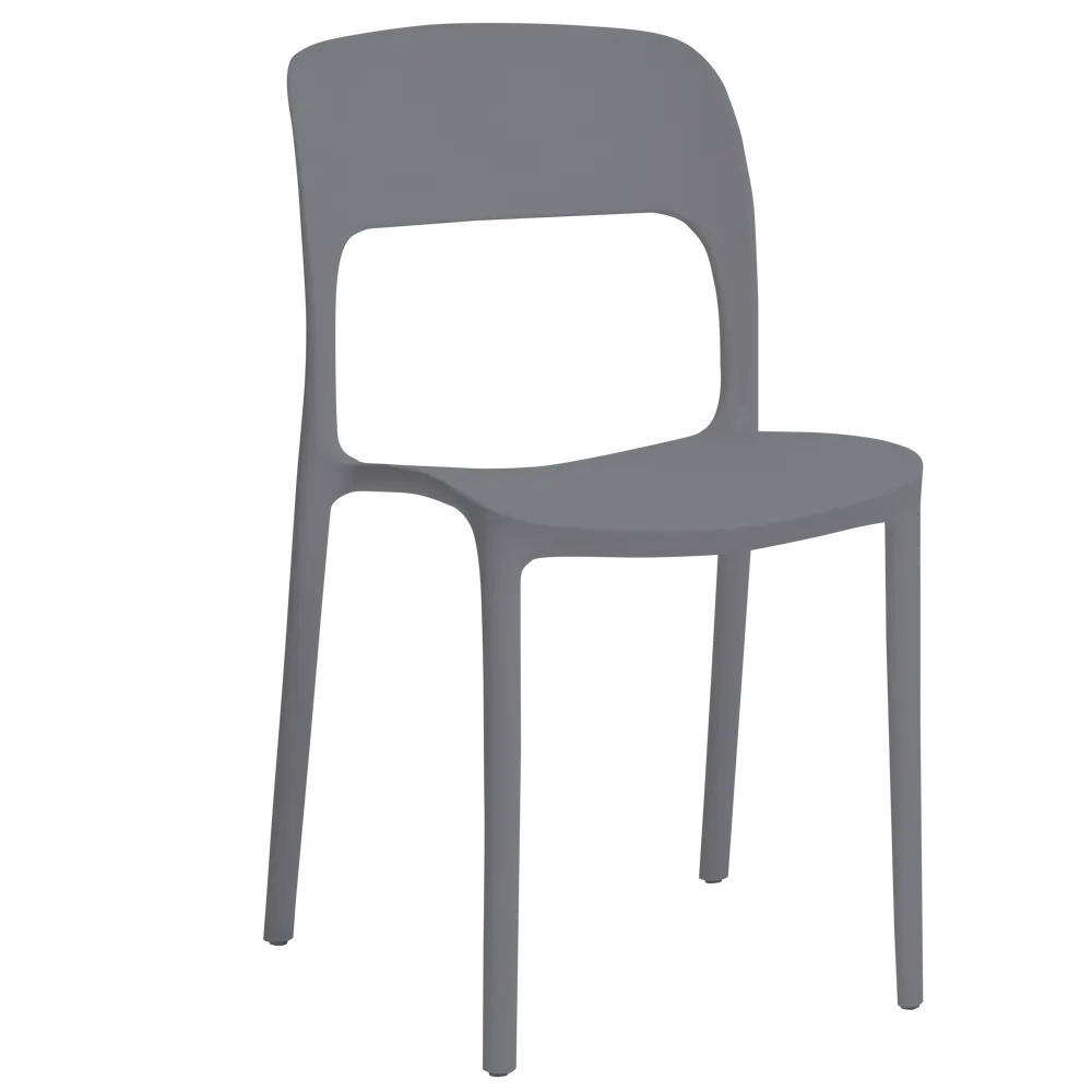 Стул Sedara 45x83x56 см полипропилен цвет серый Santreyd STLM-2164521