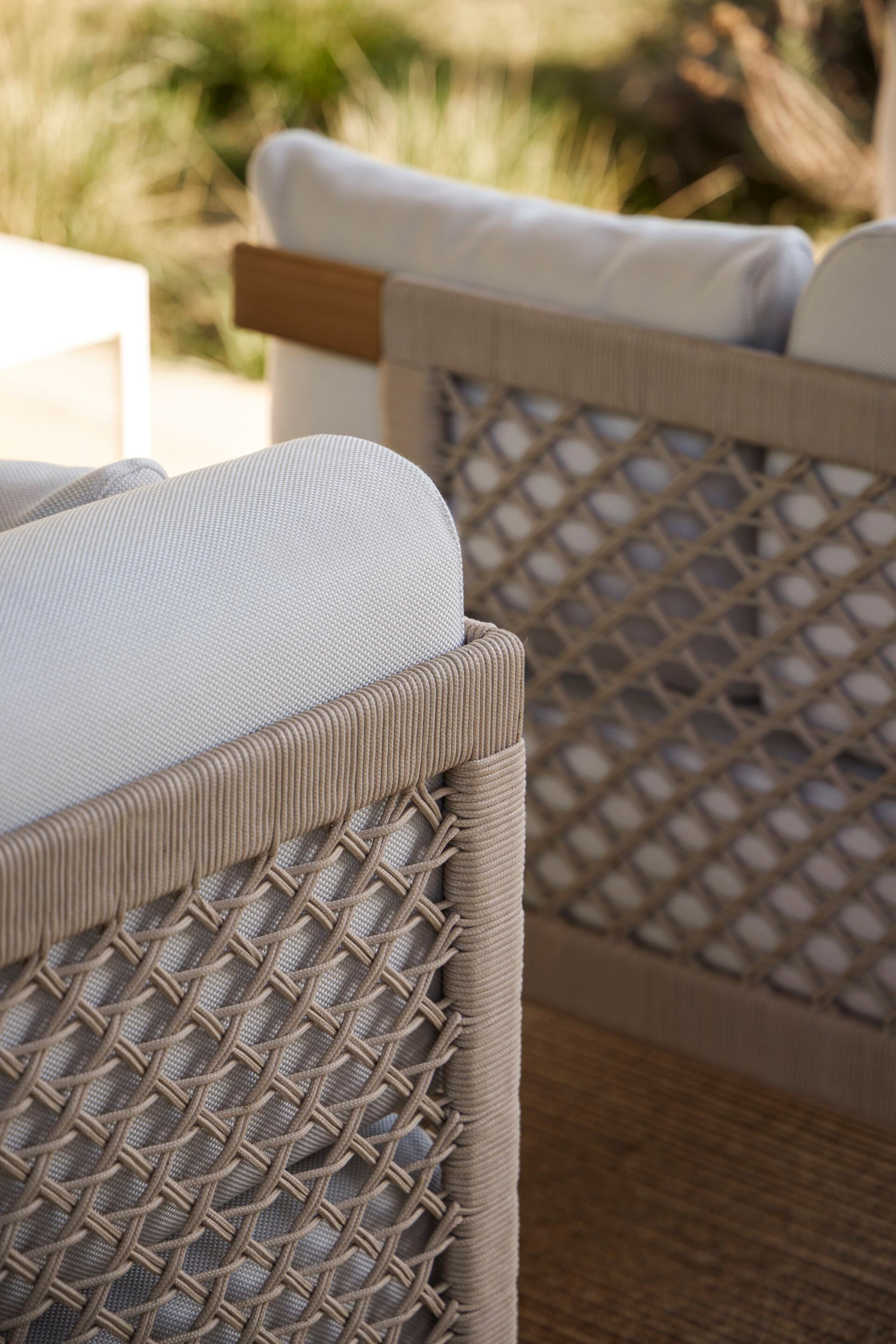 Веревочное и тканевое садовое кресло с подлокотниками POINT Legacy ARCH-00037863 - Вид №14